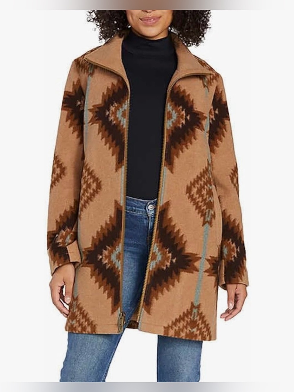 Pendleton Women's Wool Blend Western Plains Walker Coat